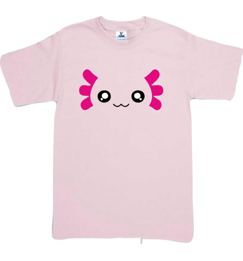 Playera Ajolote Dama/Caballero/Infantil o Bebe Axolote