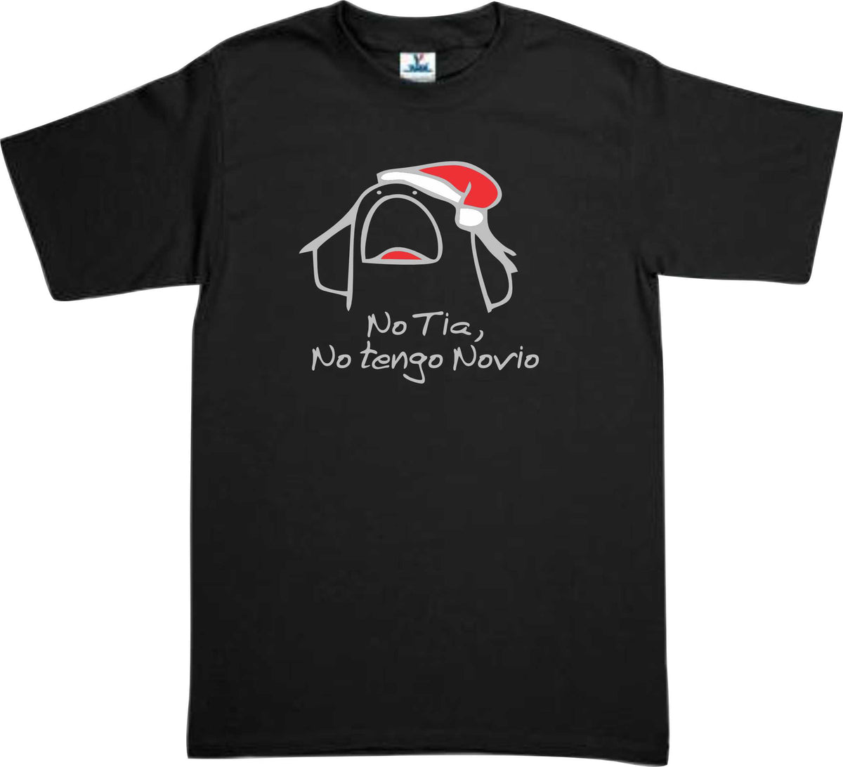 Playera Flork Navidad No tia no Tengo novio Sarcasmo Familia Fiesta
