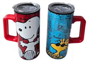 Snoopy Termo con Asa doble pared capacidad 550 mls Peanuts Woodstock