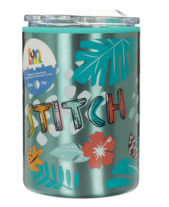 Stitch Termo Doble Pared Tapa Deslizable Vaso Botella Tarro 350 ml