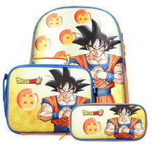 Cargar imagen en el visor de la galería, Dragon Ball Set mochila lonchera y lapicera
