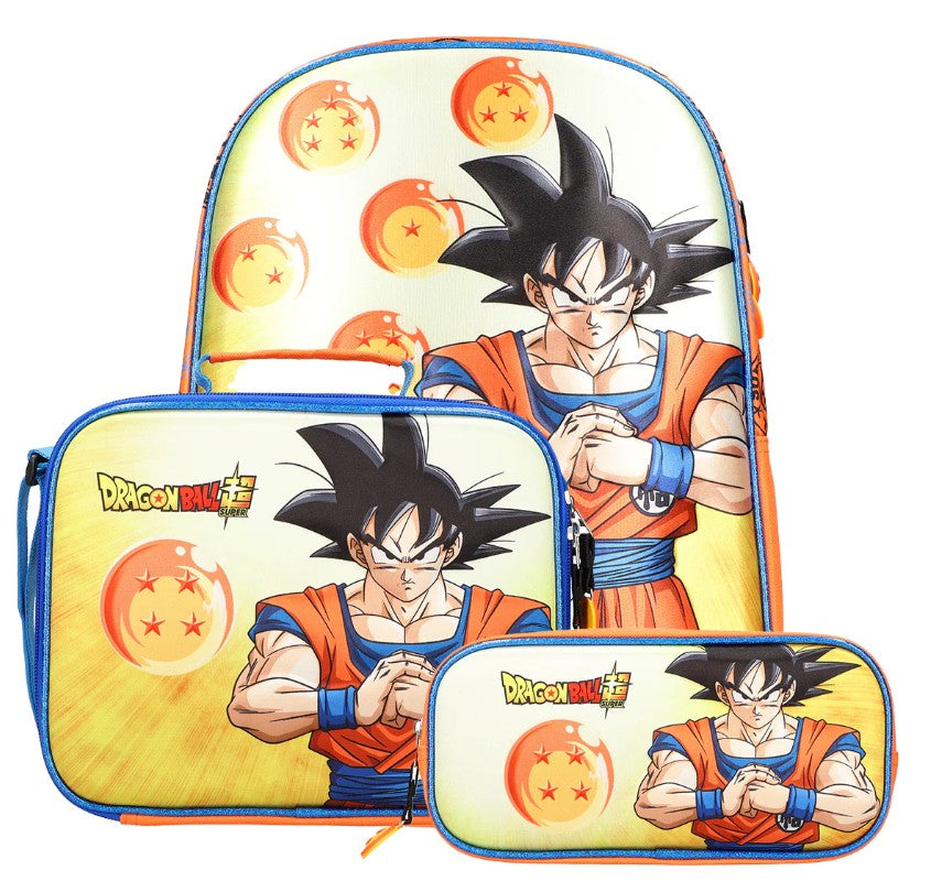 Dragon Ball Set mochila lonchera y lapicera