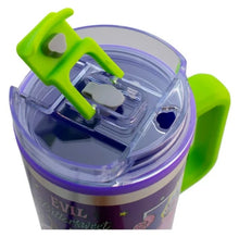 Cargar imagen en el visor de la galería, Termo Villanas Disney Doble Pared Con Asa Y Popote Maléfica, Úrsula, Cruella De Vil y la Reina Malvada Capacidad 1. 2 L
