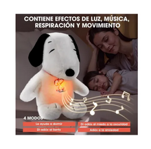 Cargar imagen en el visor de la galería, Peluche Snoopy que Respira Ayuda con problemas de Ansiedad
