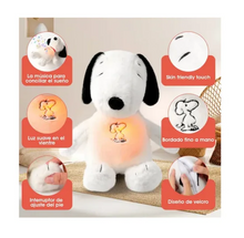 Cargar imagen en el visor de la galería, Peluche Snoopy que Respira Ayuda con problemas de Ansiedad
