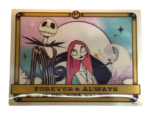 Mantel individual Jack & Sally lenticular el extraño mundo de Jack Jack skellington