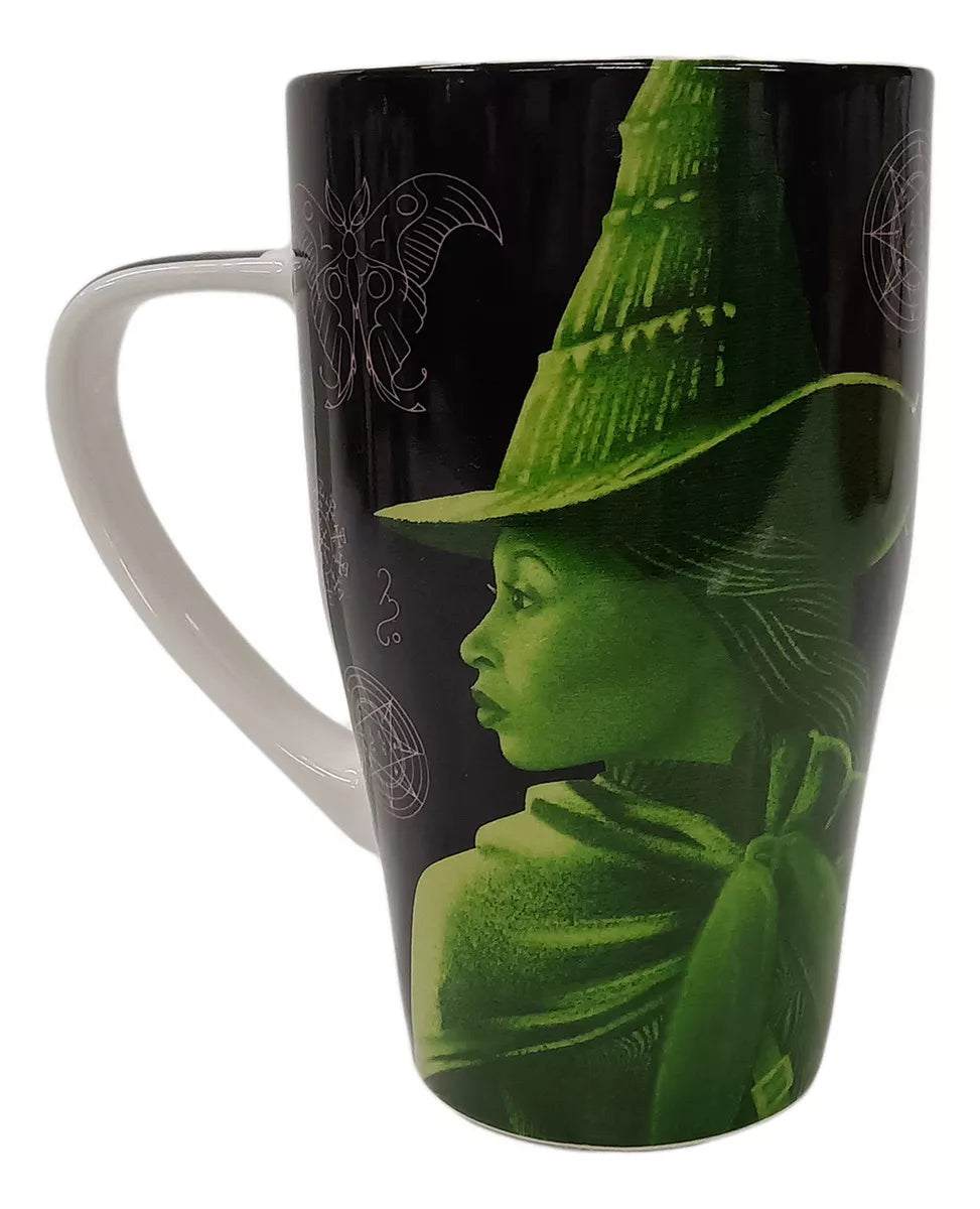 Wicked Taza Grande Porcelana Personajes Animados Tarro Alto 600 Ml