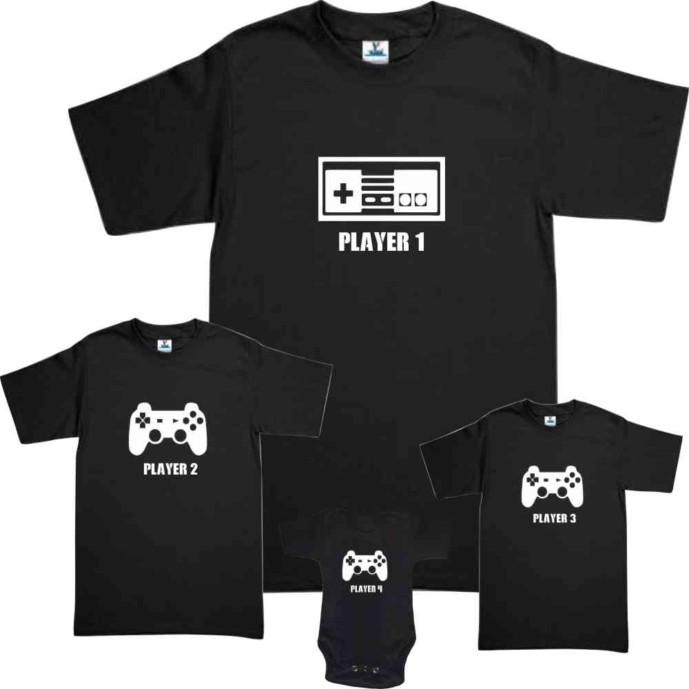 Set Gamer 2 playeras Ness AtariPadre papa e hijo Dia del Padre Familia Evento Duo Papá e Hijo