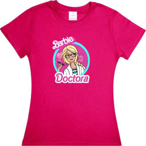 Playera Barbie Profesionistas Dama varias profesiones