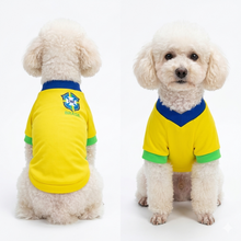Cargar imagen en el visor de la galería, Playera Seleccion Brasil  Perro Jersey Mundial 2026 Gato Mascota

