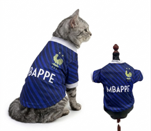Cargar imagen en el visor de la galería, Playera Seleccion Francia Perro Jersey Mundial 2026 Gato
