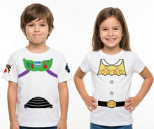 Cargar imagen en el visor de la galería, Set Jessie Y Buzz 2 Playeras Toy Story Familia Evento
