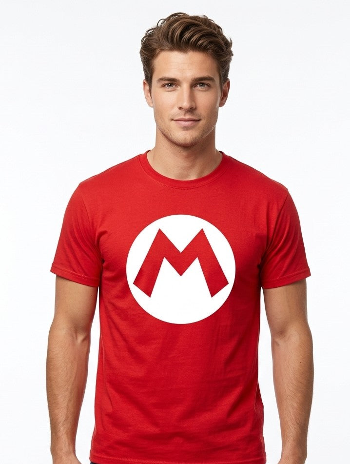 Playera Mario Gamer Mario Mod 1 Dama/Caballero/Infantil Halloween Cosplay