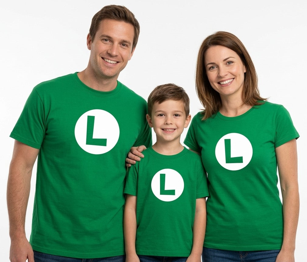 Pkt Luigi 3 Playeras Mario Bros