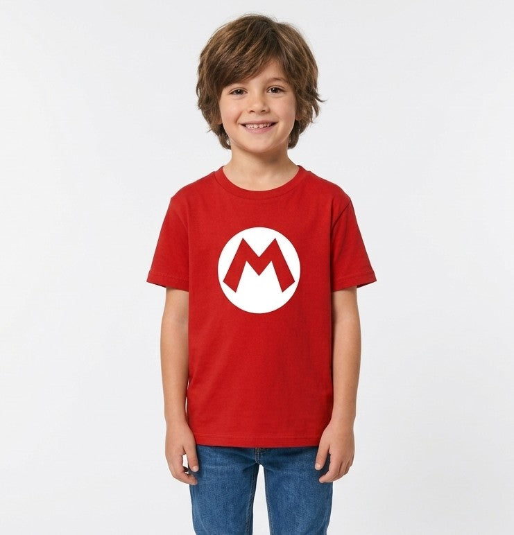 Playera Mario Gamer Mario Mod 1 Dama/Caballero/Infantil Halloween Cosplay