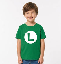 Cargar imagen en el visor de la galería, Playera Luigi Gamer Mario Mod 1 Dama/Caballero/Infantil Halloween Cosplay
