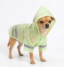 Cargar imagen en el visor de la galería, Impermeable Para Perro Con Capucha Y Tira Reflectante Gato
