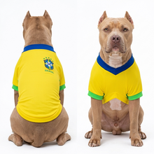 Cargar imagen en el visor de la galería, Playera Seleccion Brasil  Perro Jersey Mundial 2026 Gato Mascota
