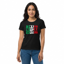 Cargar imagen en el visor de la galería, Playera México Lindo y Querido 15 de Septiembre Día de la Independencia Días Patrios de Algodón con Manga Corta Mexico
