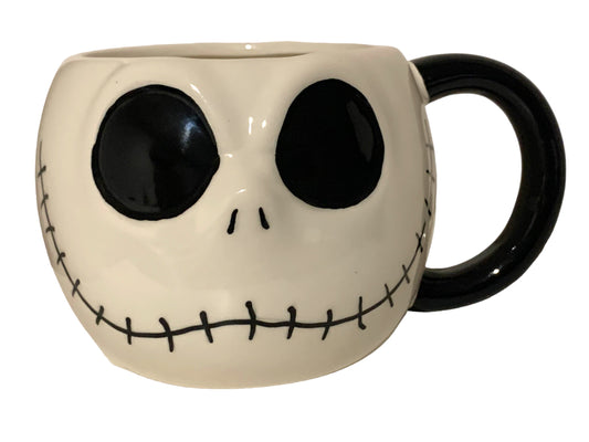 Tarro Jack Skellington 3D jumbo 591 ml de cerámica taza