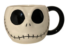 Cargar imagen en el visor de la galería, Tarro Jack Skellington 3D jumbo 591 ml de cerámica taza
