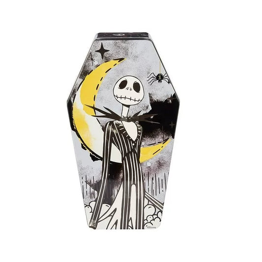 Jack skellington contenedor en forma de ataúd aniversario 30 años caja metálica