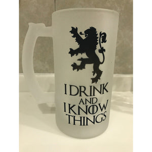 Tarro De Cerveza Game Of Thrones I Drink And Lannister Tyron