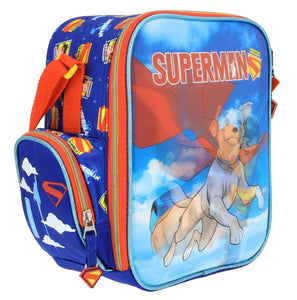 Superman Lonchera Escolar Krypto Lenticular
