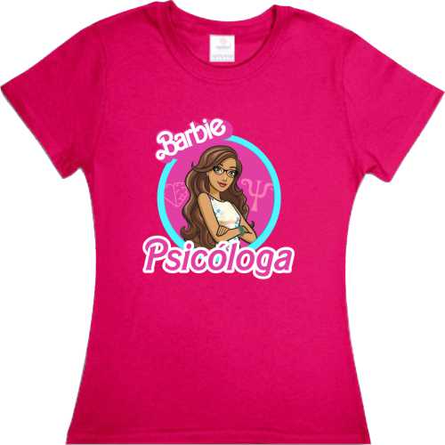 Playera Barbie Profesionistas Dama varias profesiones