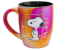 Cargar imagen en el visor de la galería, Snoopy Tarro de Cerámica Iridiscente Tipo Comic, Peanuts, Taza Capacidad 750 ml
