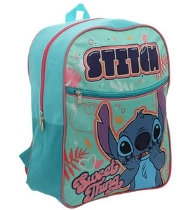 Stitch Mochila Back Pack Azul y Rosa marca Ruz