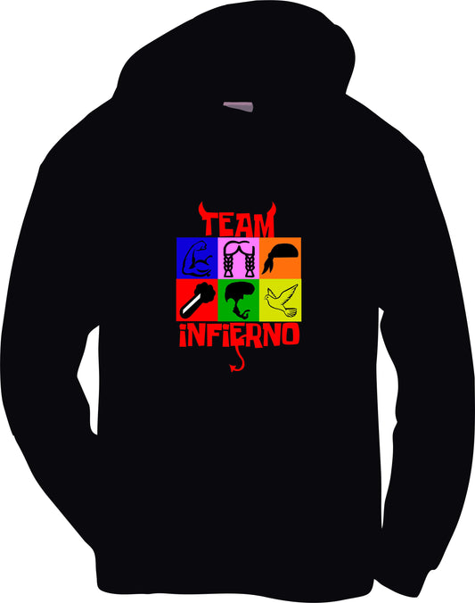Sudadera Team Infierno La Casa de los famosos Hoodie Adulto / Infantil