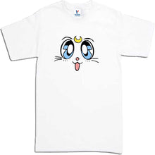 Cargar imagen en el visor de la galería, Playera Artemis o Luna Gato Sailor Dama / Caballero o Infantil Cosplay Fiesta Evento

