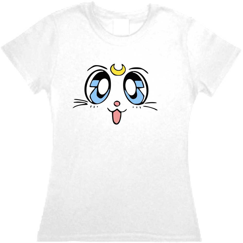 Playera Artemis o Luna Gato Sailor Dama / Caballero o Infantil Cosplay Fiesta Evento