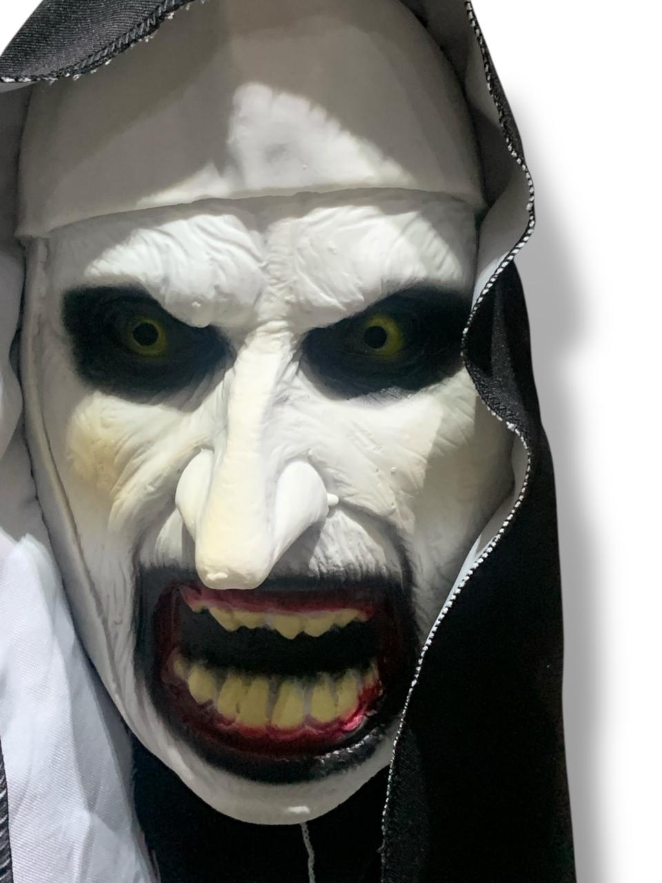 Mascara La Monja Disfraz Halloween Cosplay con capucha El Conjuro