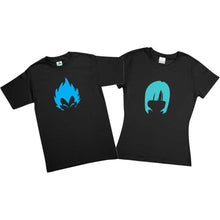 Cargar imagen en el visor de la galería, Set Bulma y Vegeta 2 playeras novios Pareja Duo San Valentin Amor
