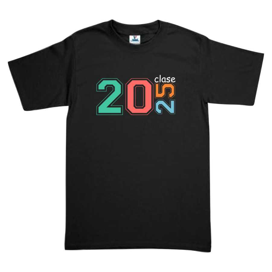 Playera Graduado 2025 Colores MD1 Dama/Caballero o Infantil Graduacion