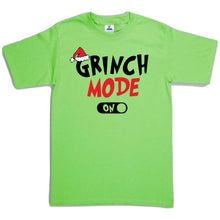 Cargar imagen en el visor de la galería, Playera Grinch Mode On Navidad Dama / Caballero o Infantil evento Familia Reunion
