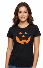 Cargar imagen en el visor de la galería, Playera Calabaza de Halloween Dama / caballero o Infantil
