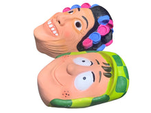 Cargar imagen en el visor de la galería, set 2 Mascaras El Chavo y Doña Florinda Disfraz pareja novios Halloween

