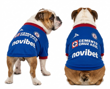 Cargar imagen en el visor de la galería, Playera Cruz Azul Jersey Para mascota Perro o Gato varias tallas disponibles
