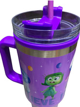 Cargar imagen en el visor de la galería, Intensamente Termo Alto doble pared con tapa hermetica Inside Out Disney Pixar capacidad 1.2L
