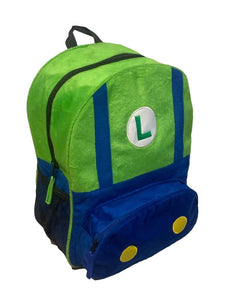 Mochila Luigi Tipo Back Pack Escolar Mario Bros