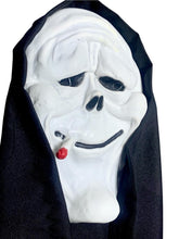 Cargar imagen en el visor de la galería, Mascara Scream Cigarro Disfraz Adulto o Infantil  GhostFace Halloween Cosplay con capucha
