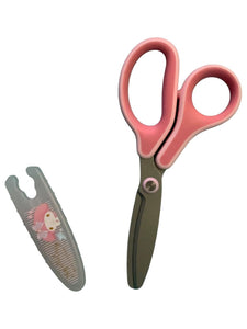 Tijeras Escolares  Hello Kitty  o My Melody Infantil con protector punta redonda marca Sanrio