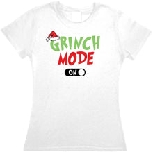 Cargar imagen en el visor de la galería, Playera Grinch Mode On Navidad Dama / Caballero o Infantil evento Familia Reunion
