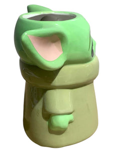 Baby Yoda Taza 3D Grogu Str Wars Mandalorian Tarro Mando Ceramica Capacidad 591 ml