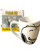 Cargar imagen en el visor de la galería, Taza Snoopy Tarro Belly Ceramica Peanuts Woodstock  Caja de Regalo coleccionable de 500ML
