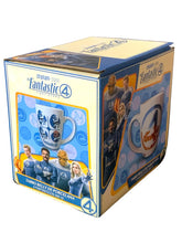 Cargar imagen en el visor de la galería, Los 4 Fantásticos Taza Belly Porcelana Disney Marvel con Caja de Regalo Capacidad 500 ml
