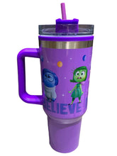 Cargar imagen en el visor de la galería, Intensamente Termo Alto doble pared con tapa hermetica Inside Out Disney Pixar capacidad 1.2L
